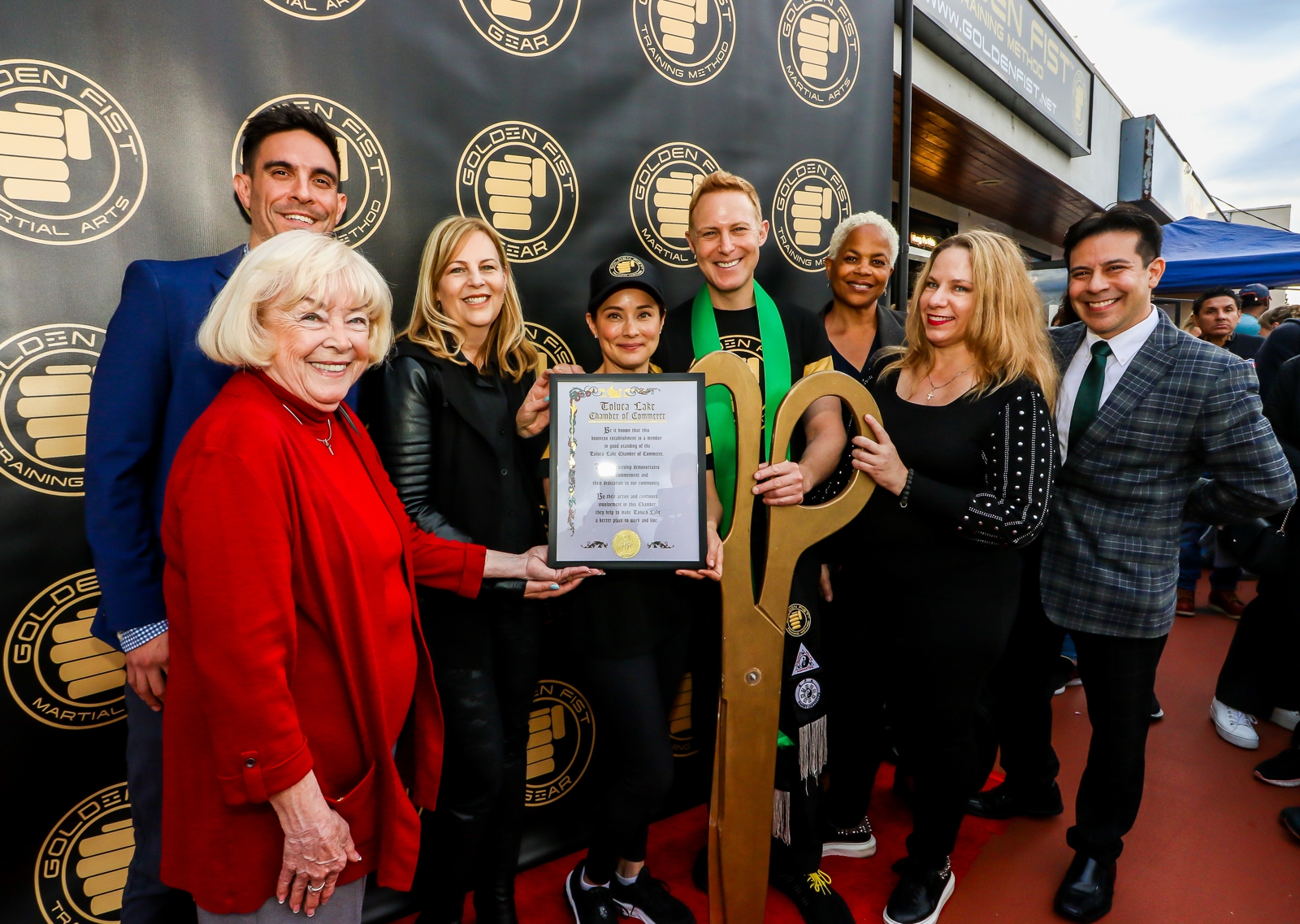 Golden Fist Chamber Ribbon Cutting (3 of 11)