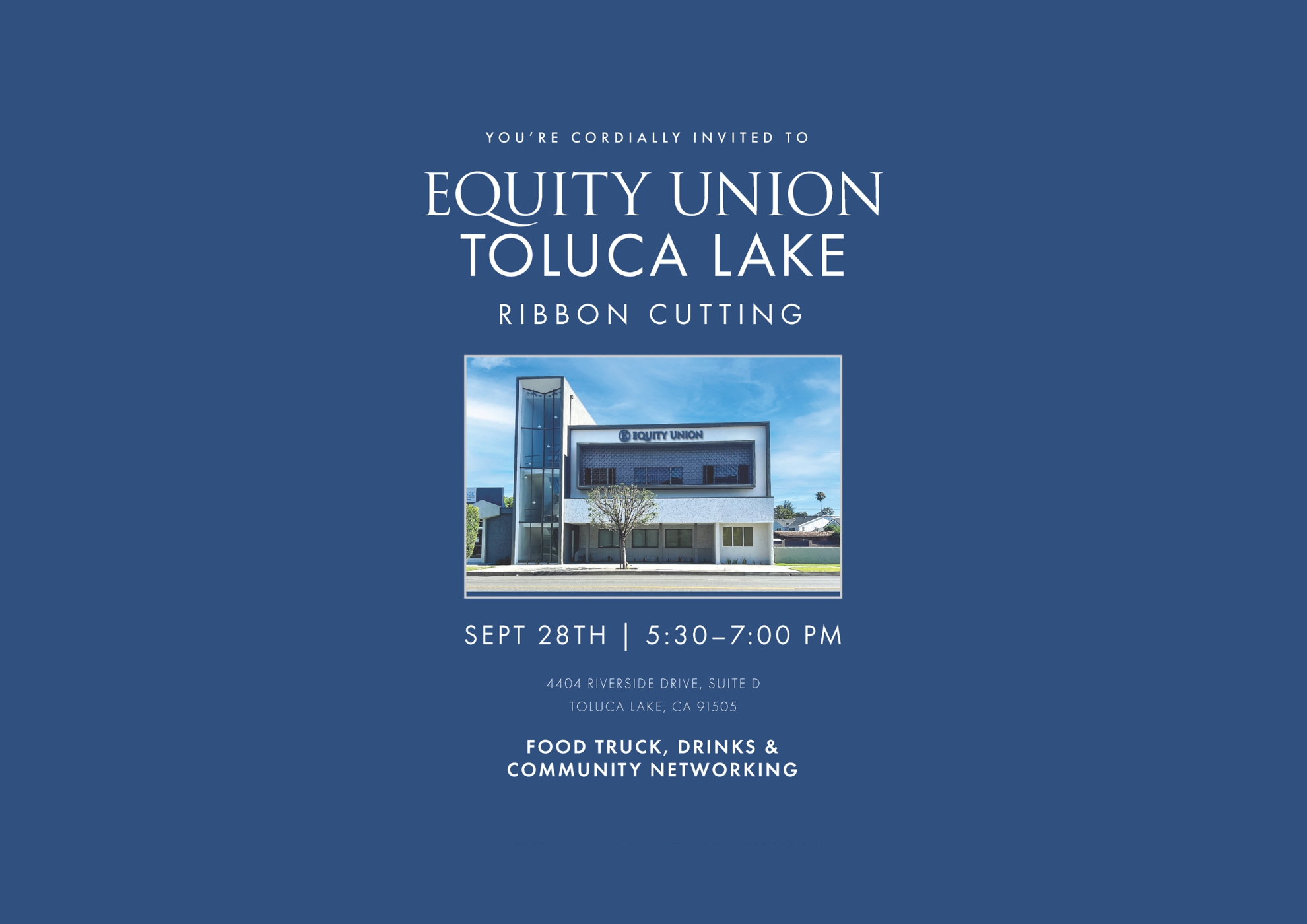Equity Union Ribbon Cutting slide
